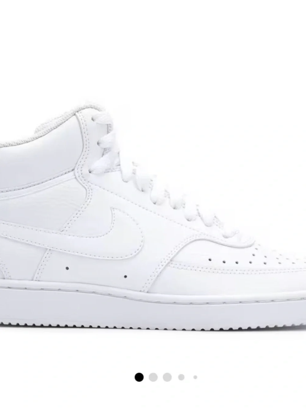 Nike Off-White/Beige High-Top Sneakers (Women’s 6/Big Kids 4.5)